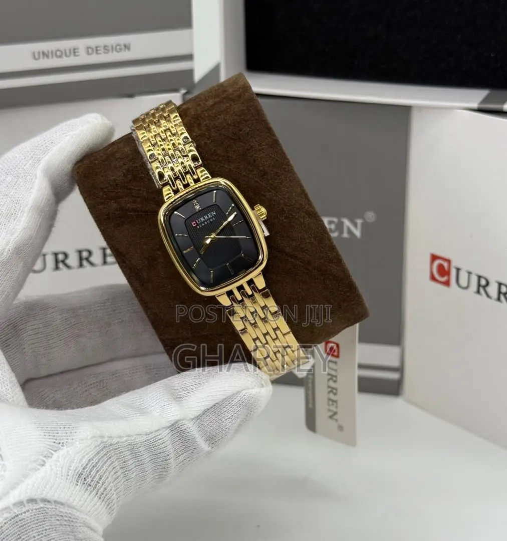 Curren Luxury Square Face Bracelet Watch || for Women