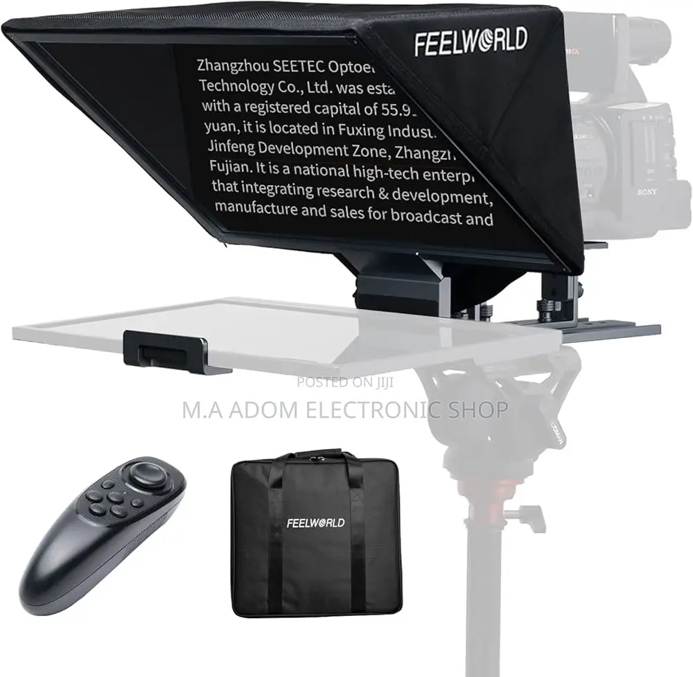 16” Tele Prompter Screen for News Caster Podium Readers