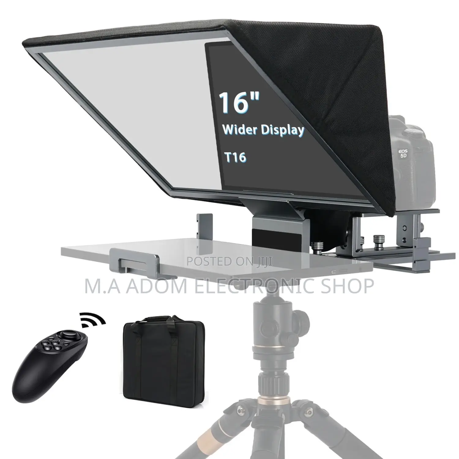 16” Tele Prompter Screen for News Caster Podium Readers