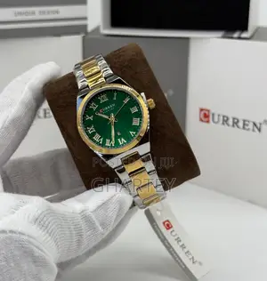 Curren Roman Numerals Dial Chain Watch for Women