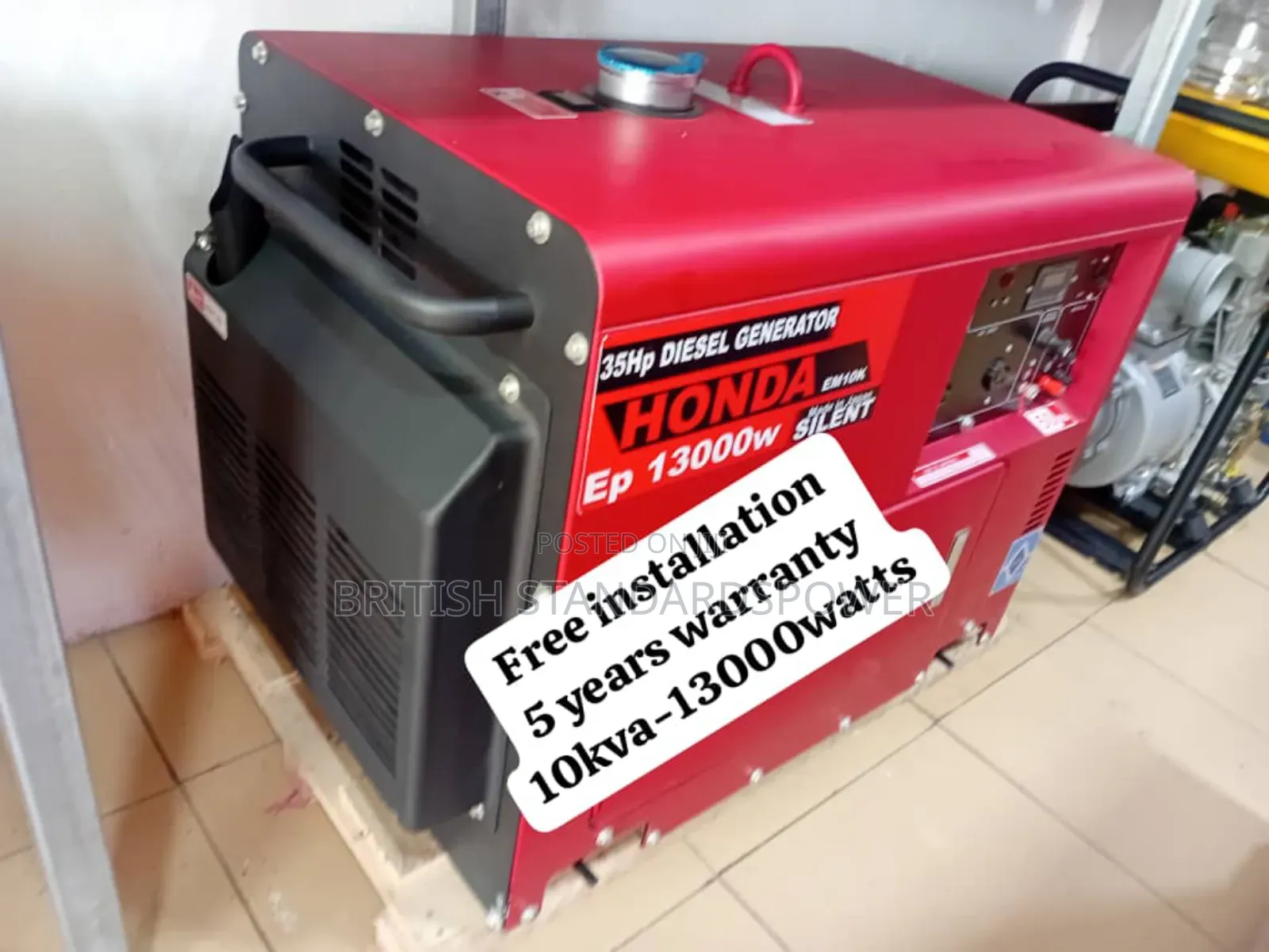 Industrial Genset 10kva Honda Silent Diesel Genset