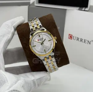 Photo - Curren Luxury Round Face Two Toned Silver Watch for Women