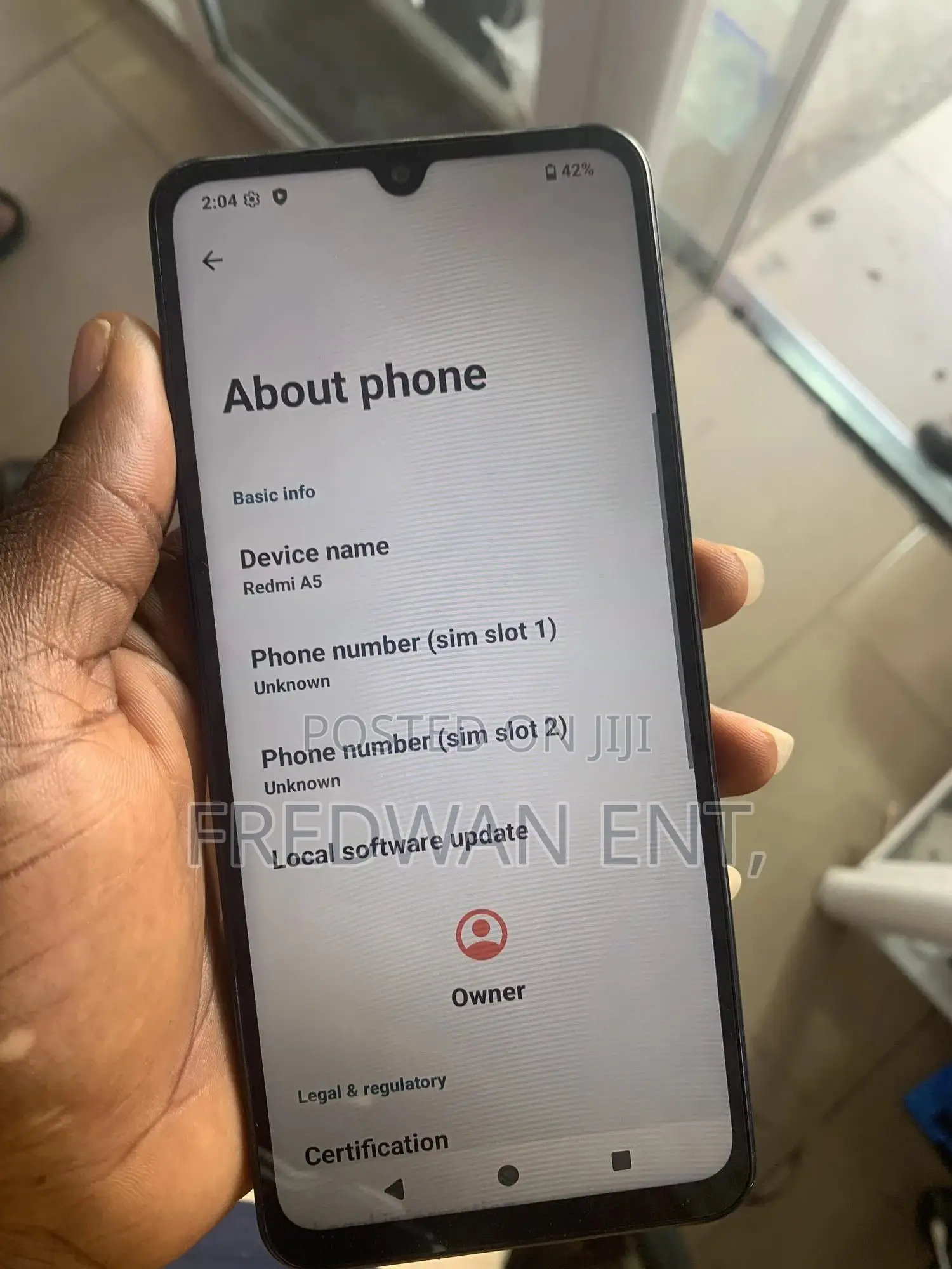 Xiaomi Redmi A5 4G 128 GB Black
