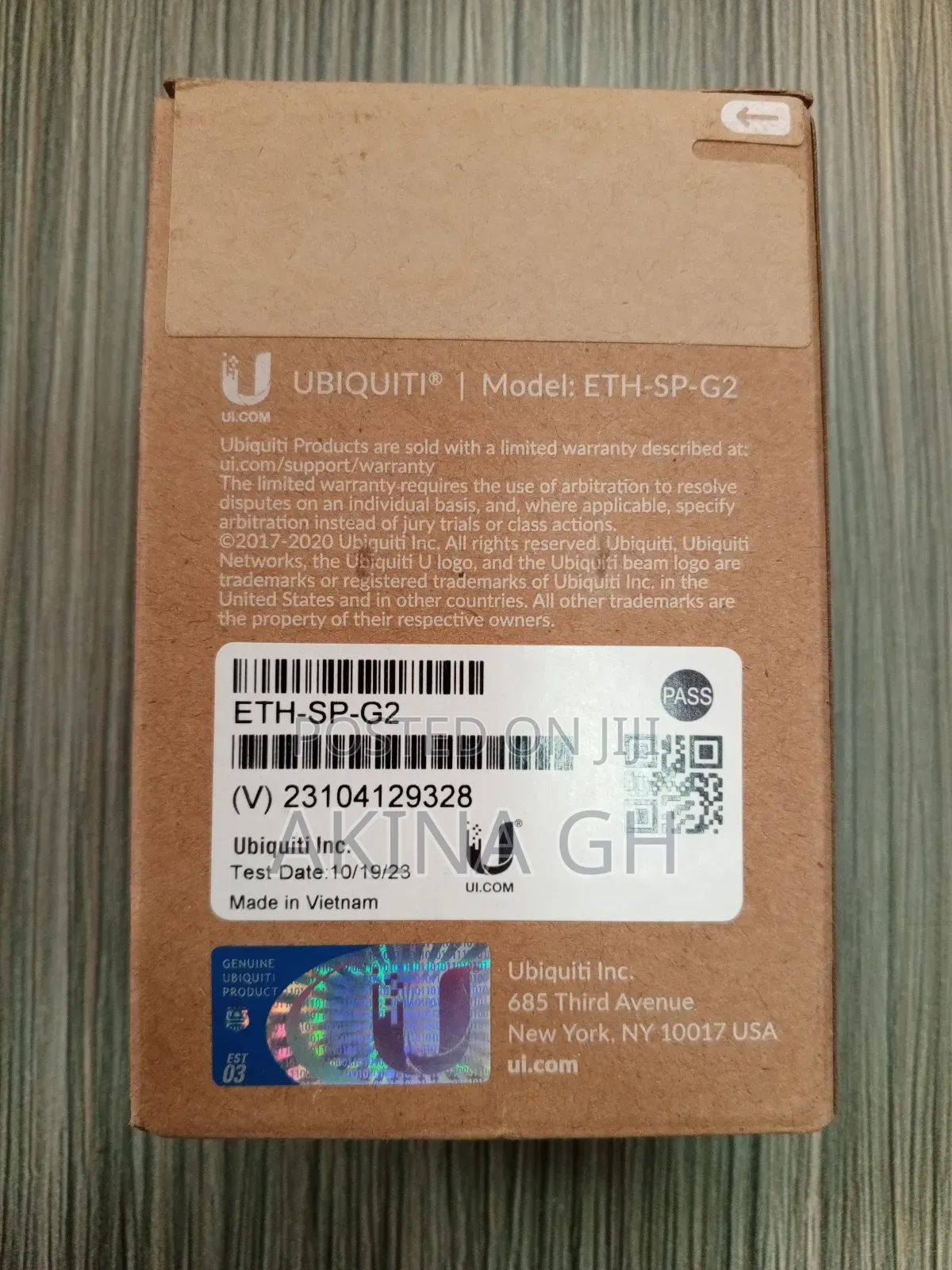 Ubiquiti Ethernet Surge Protector Eth-Sp-G2