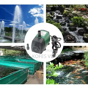 7w 600l/Mini Submersible Water Pump - Green