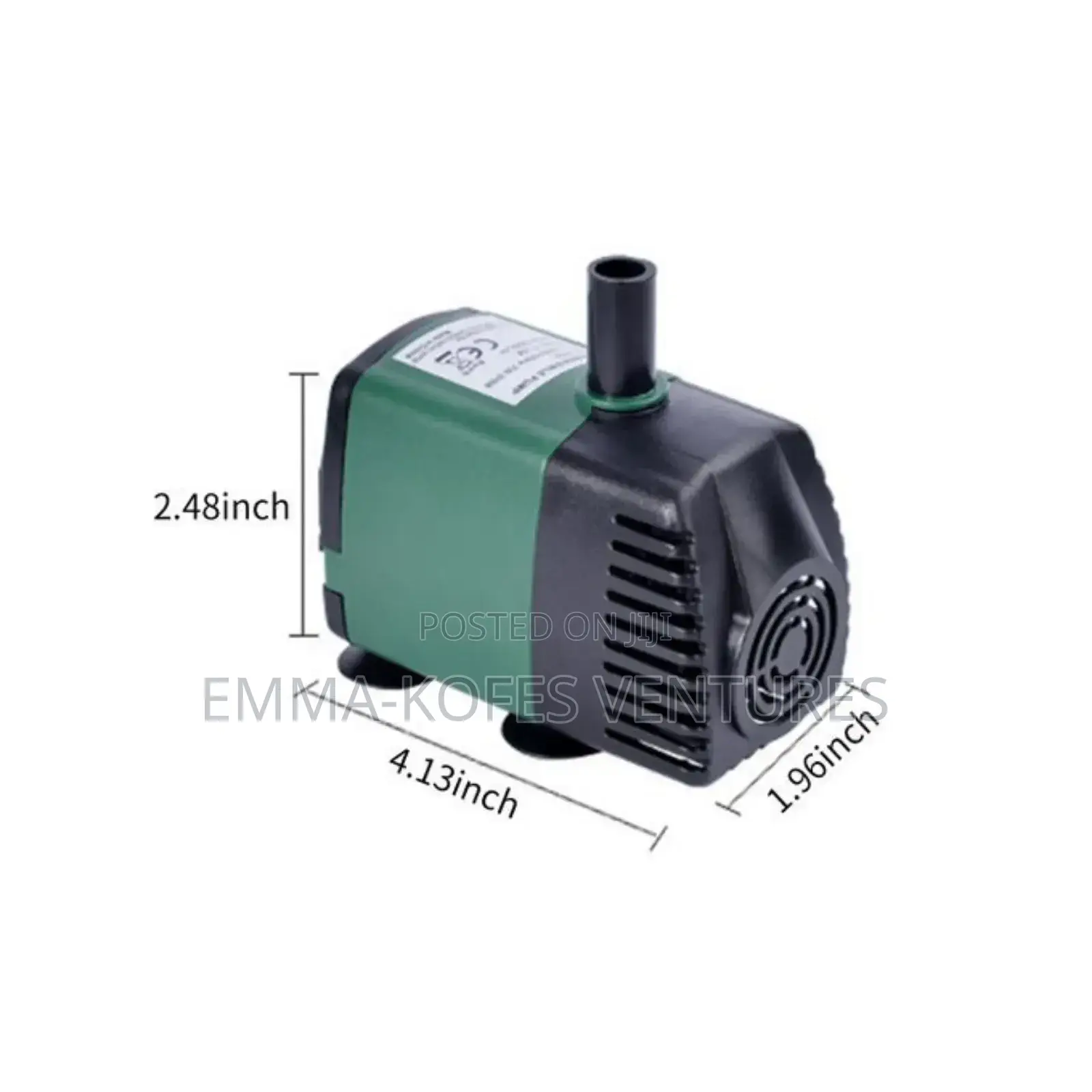 7w 600l/Mini Submersible Water Pump - Green