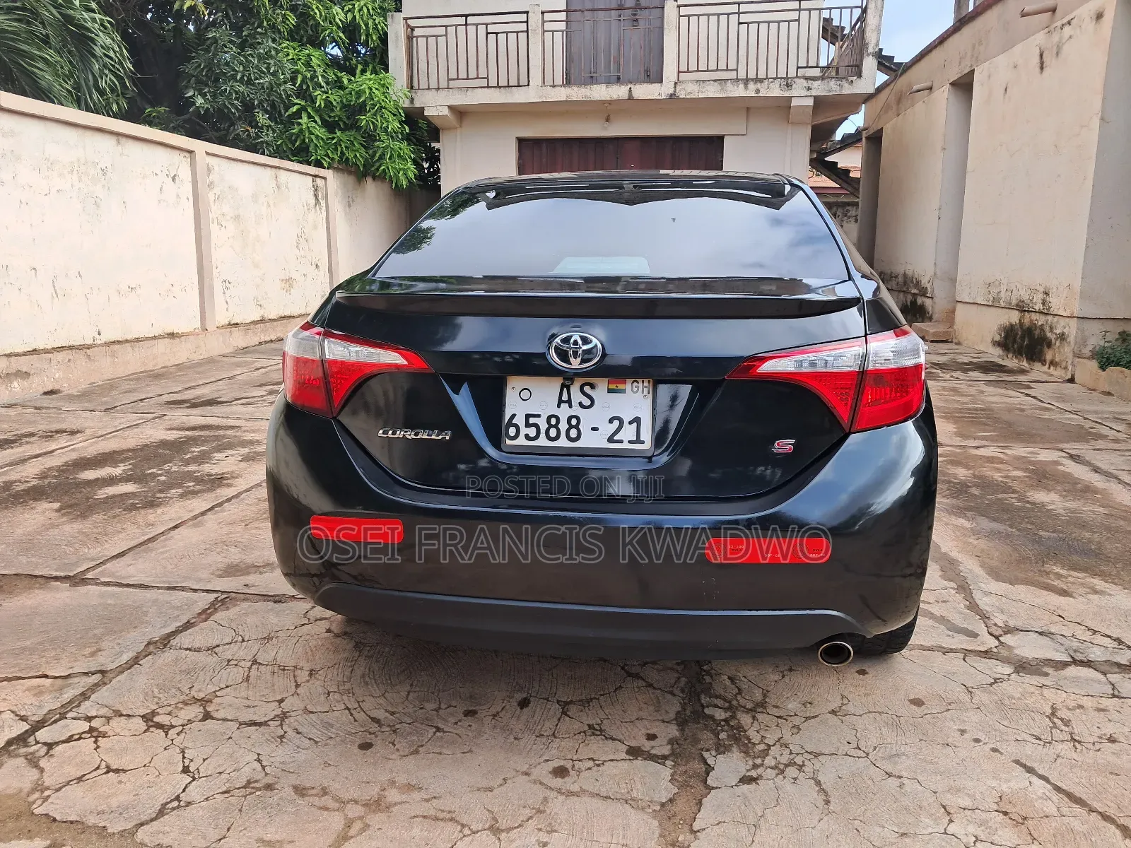 Toyota Corolla L 4dr Sedan (1.8L 4cyl 4A) 2015 Black