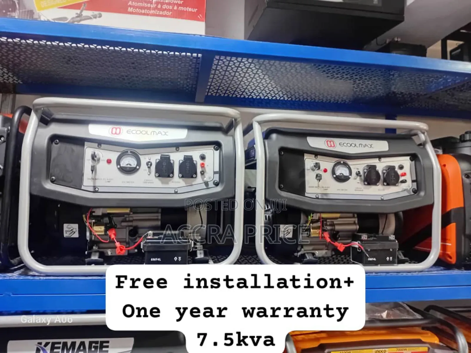 Power Crisis Solution 7.5kva Ecoolmax Diesel Genset 7.5kva