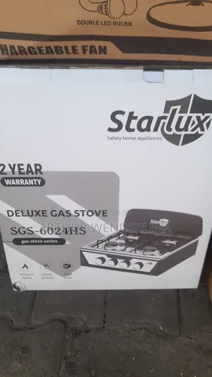 Starlux 4 Plate Deluxe Gas Stove