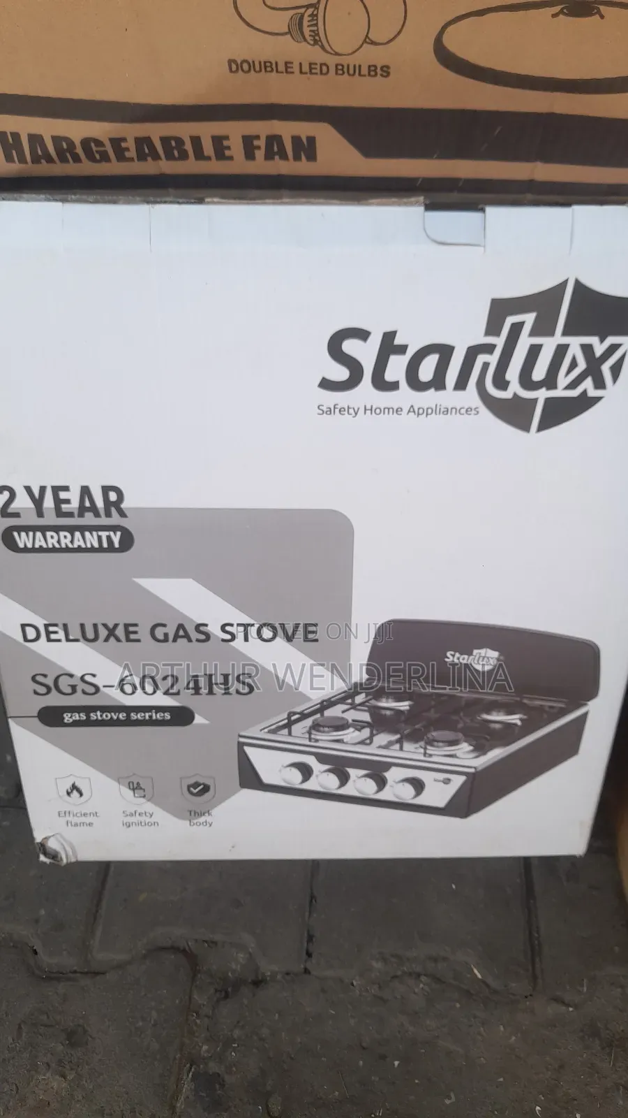 Starlux 4 Plate Deluxe Gas Stove