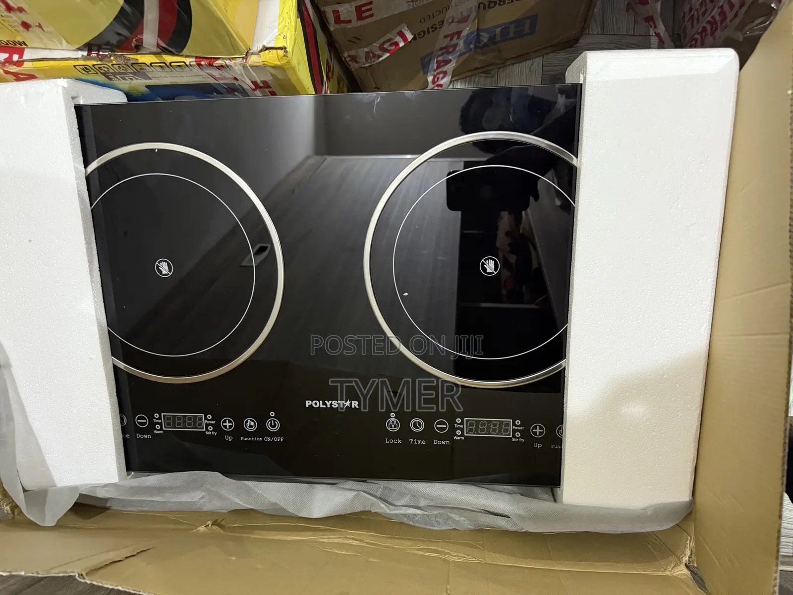 Promo Inbuilt 2 Burner Electric Stove 74cm X 42cm