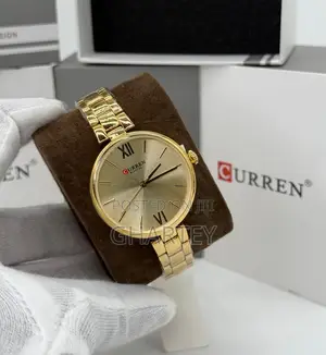 Photo - Curren Analog Chain Strap Watch - Gold