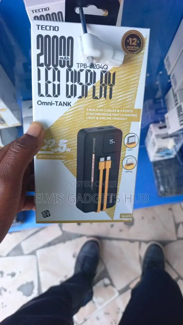 Tecno 20000mah Powerbank