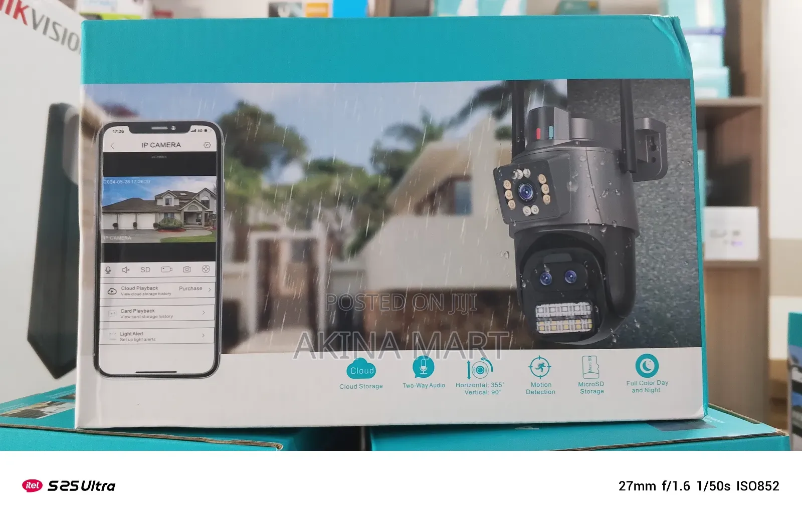 Wifi Dual Lens Camera Eseecloud Double Lens Wi-Fi Camera