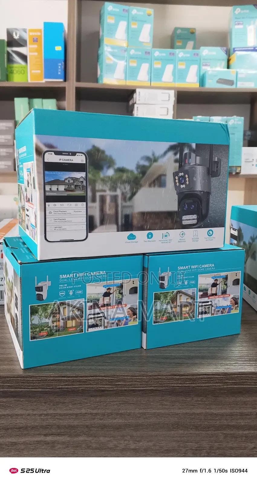 Wifi Dual Lens Camera Eseecloud Double Lens Wi-Fi Camera