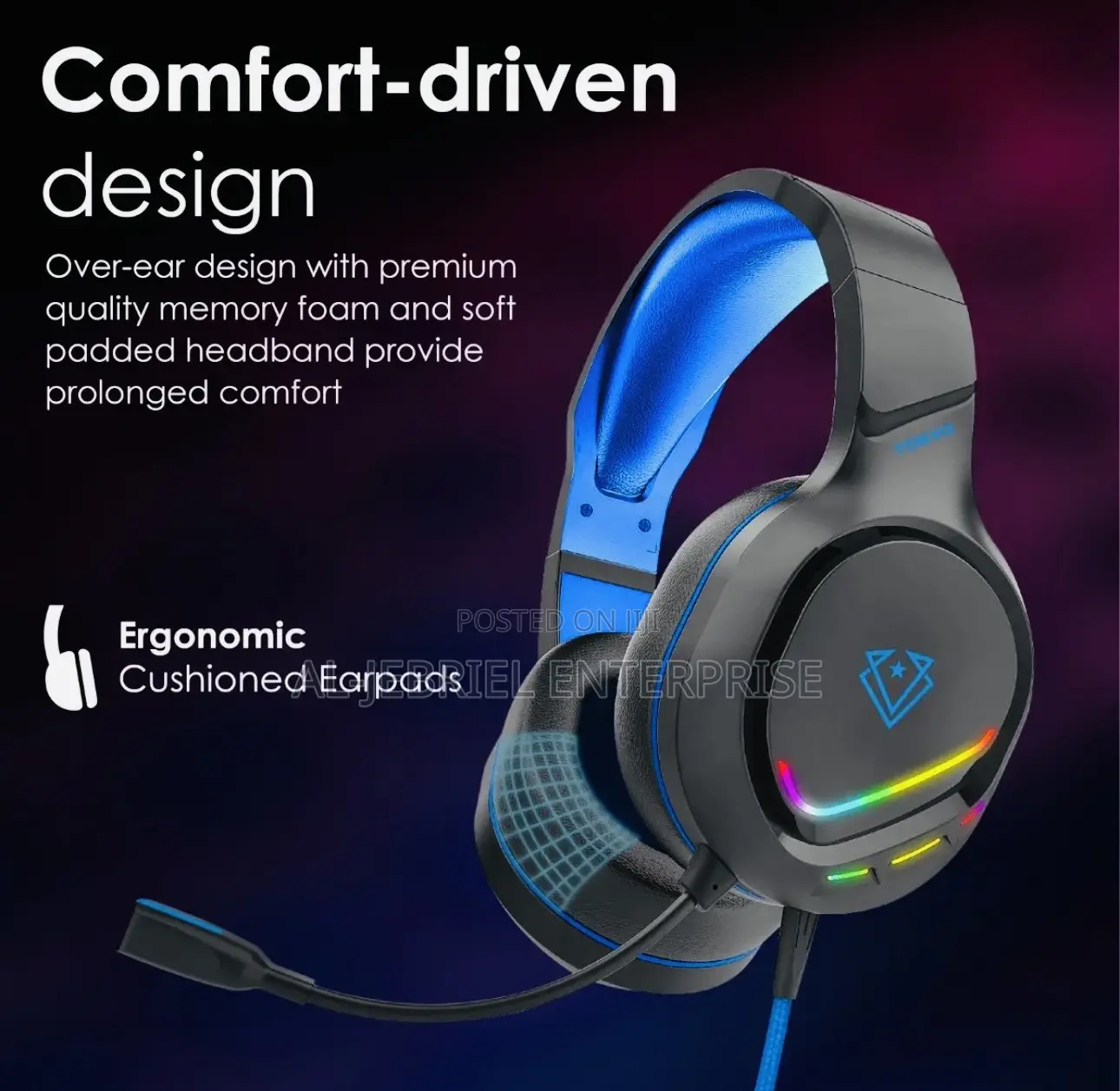 Vertux Tokyo Wired Gaming Headset With Mic