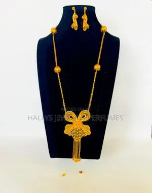 Jewellery Set, Gold Plated, Tarnish-Free Long Necklace