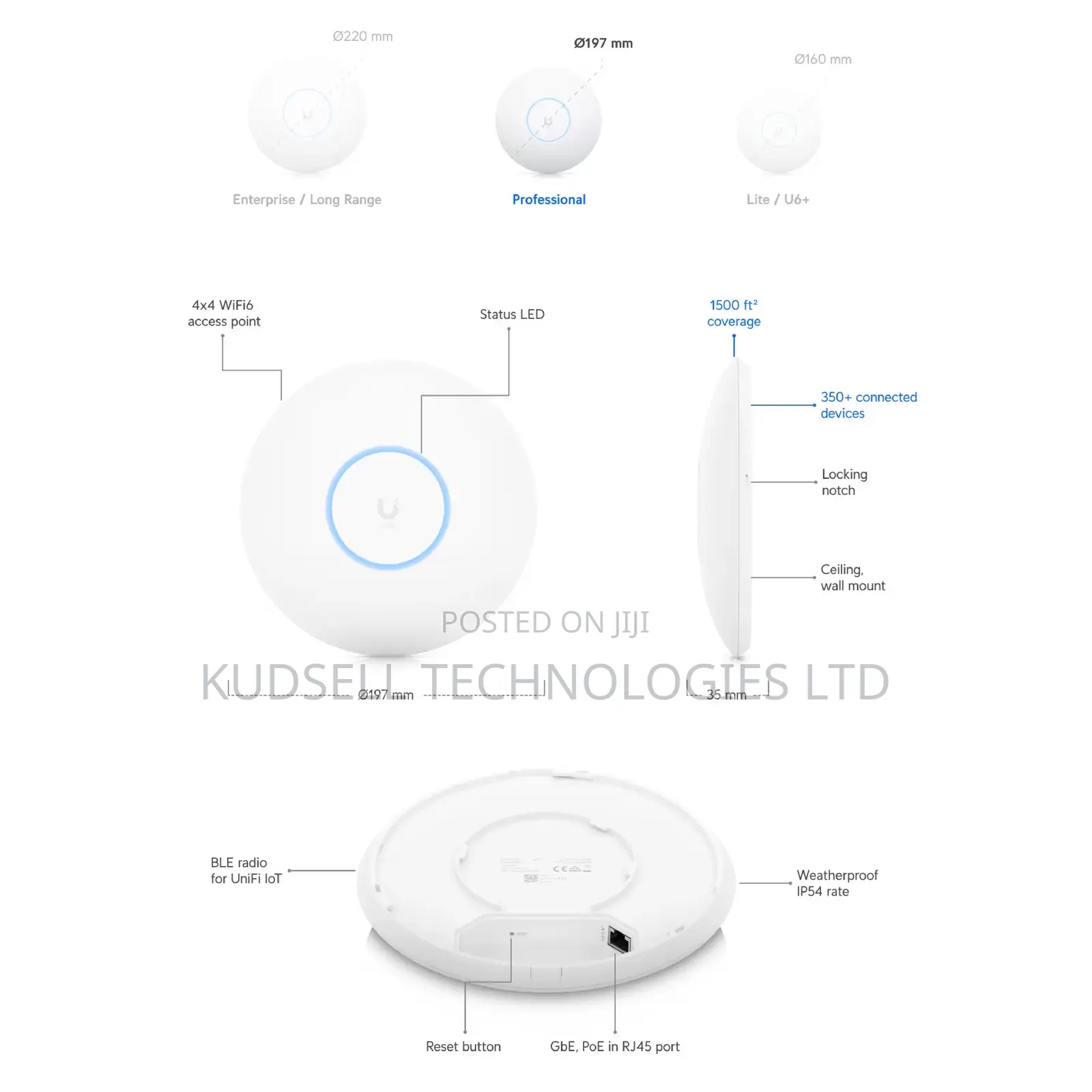 Unifi U6 Pro Wifi 6 Access Point