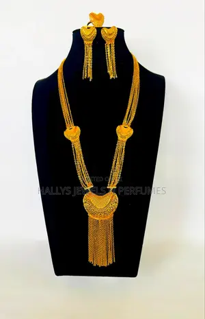 Long Necklace Set, Gold Plated, Skin-Friendly