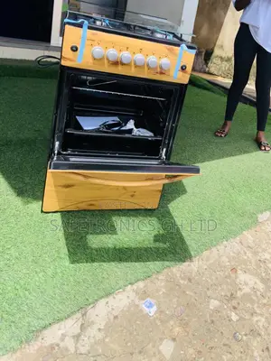 Perfect Grey 50x50 4 Gas Light Wooden Oven Cooker