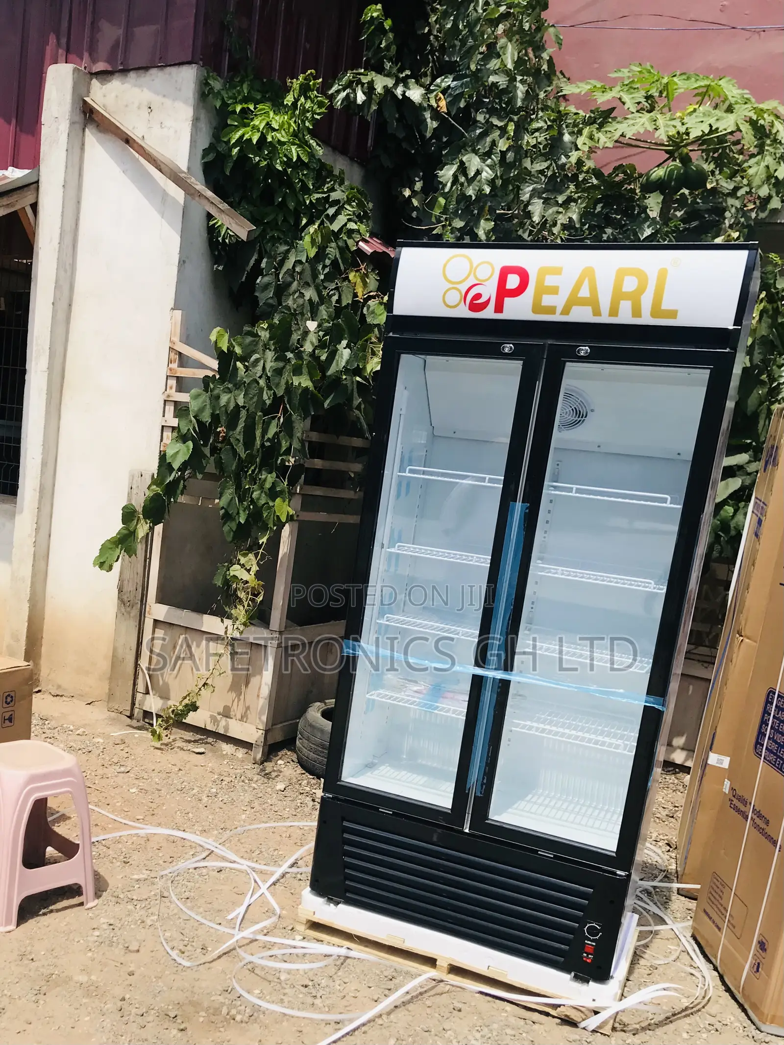 Reliable Fast Display 2 Doors Pearl Sidebyside PVC-622