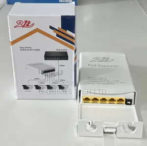 4-Port Poe Repeater, 4-Port Poe Extender 1-in 4-Out 250m