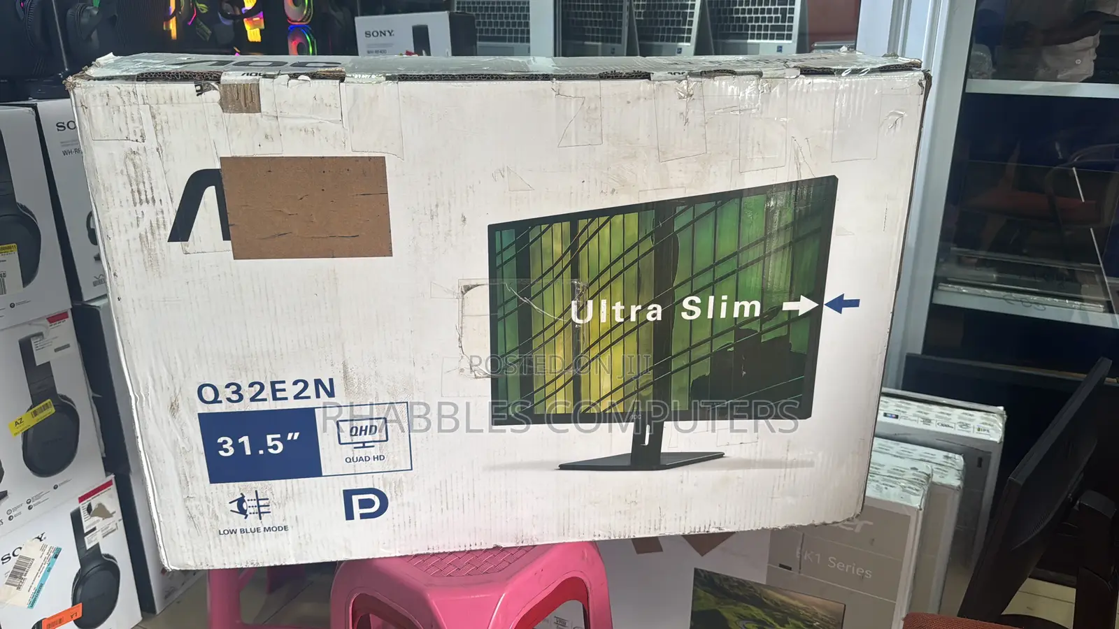 Aoc 32”Inches Ultra Slim Monitor