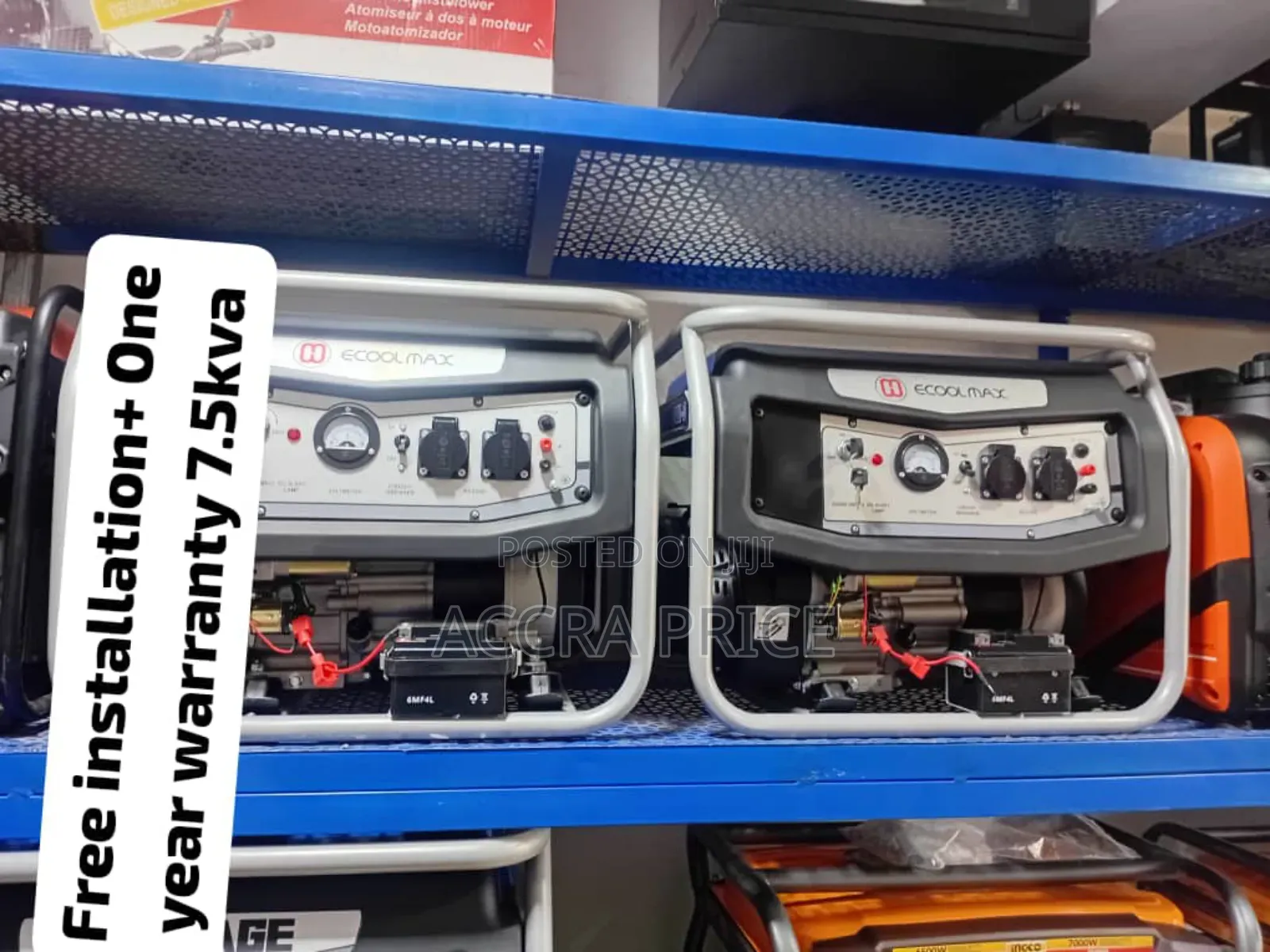 Power Wizard 7.5kva Ecoolmax Petrol Generator 8500watts