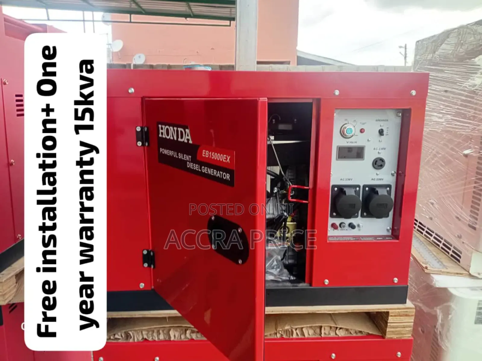 Power Wizard 15kva Honda Diesel Generator 16500watts