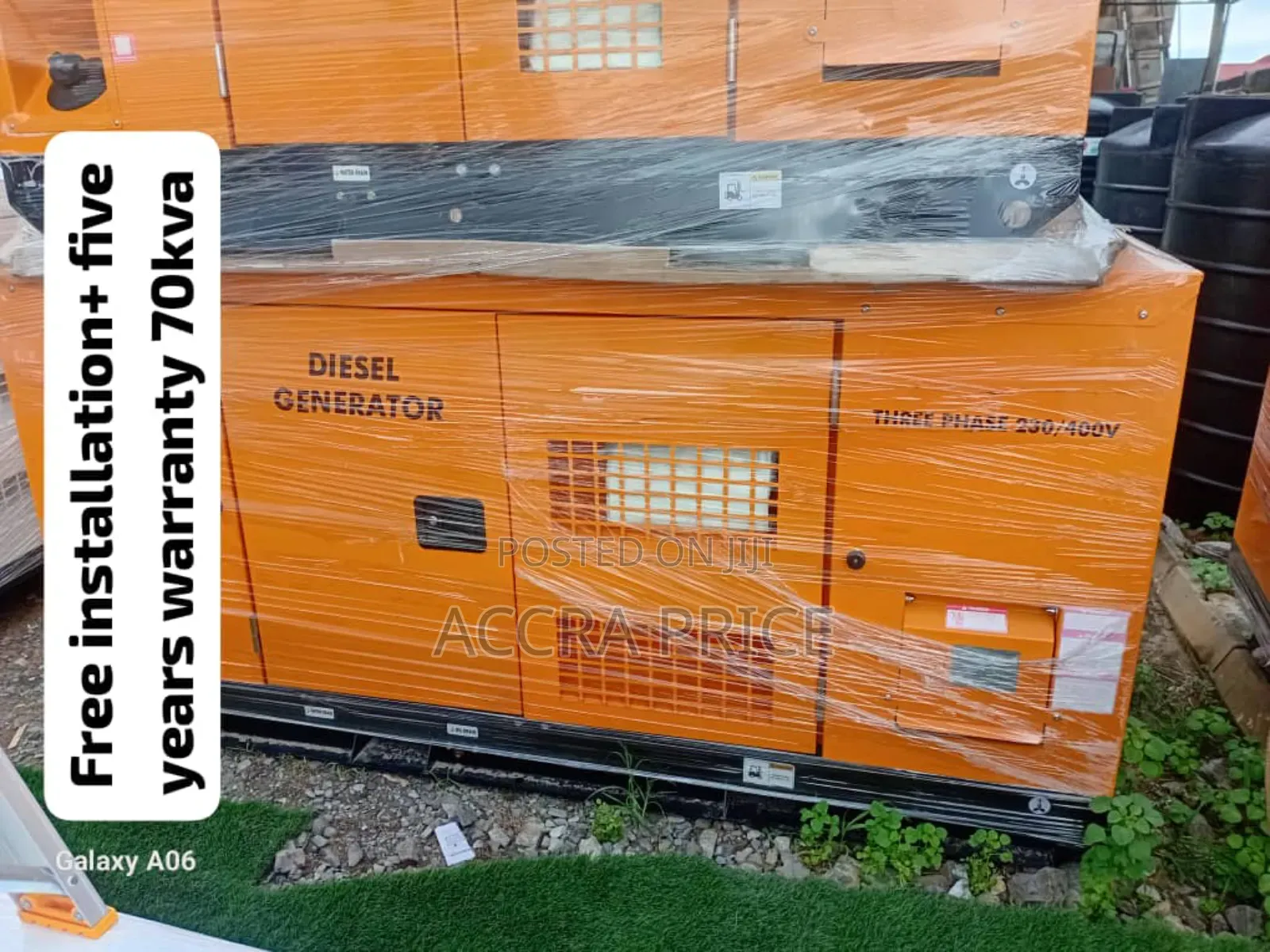 Power Wizard 70kva Perkins Diesel Generator 60000watts