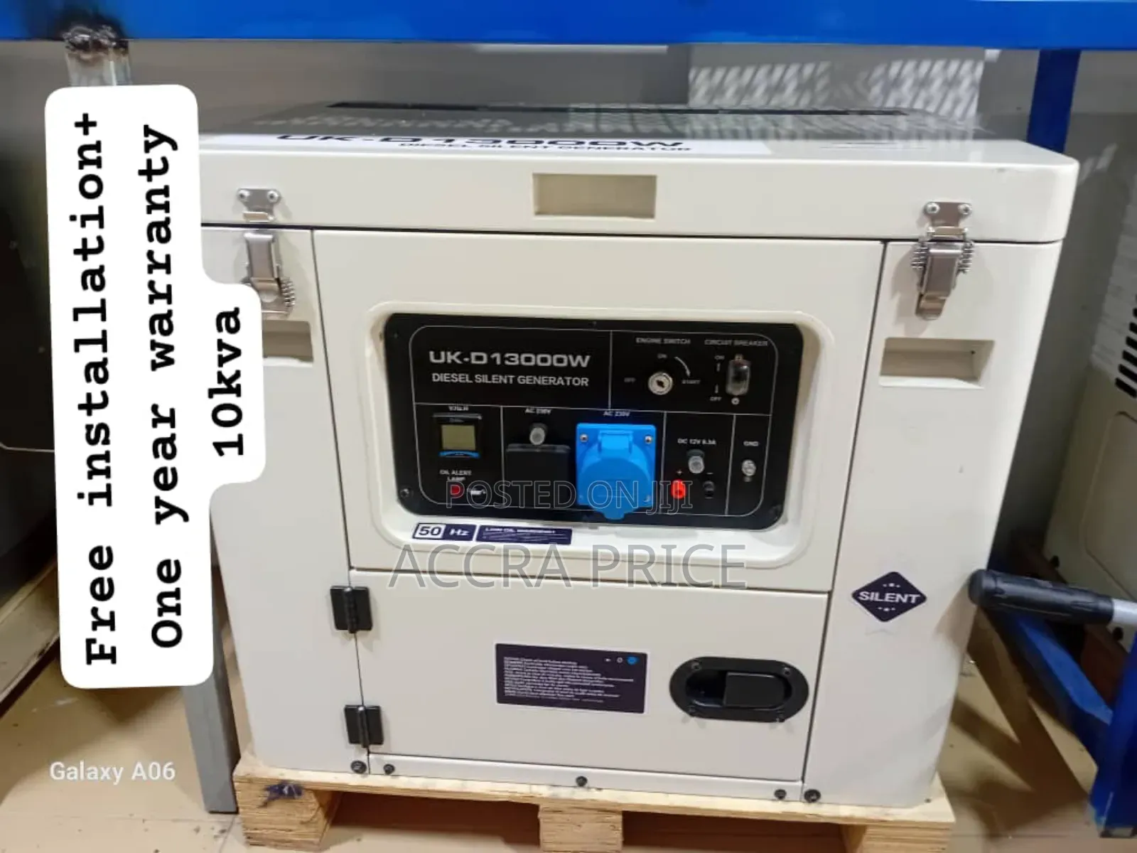Power Wizard 10kva Uk-D Diesel Generator 13000watts