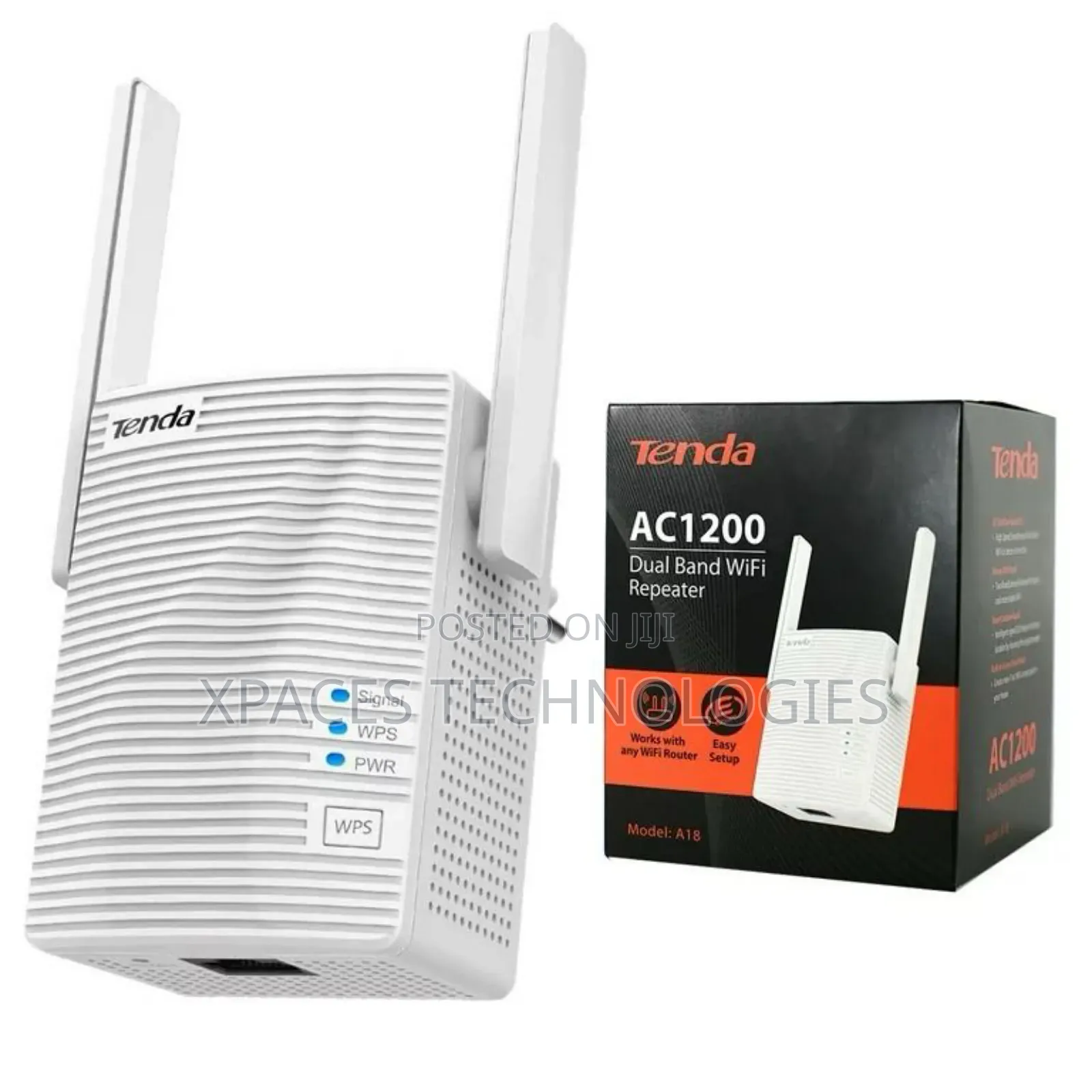 Tenda A18 Ac1200 Dual Band 867mbps Wifi Range Extender