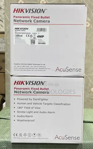 Hikvision Panoramic Ip Camera 4mp Fixed Bullet Acusense