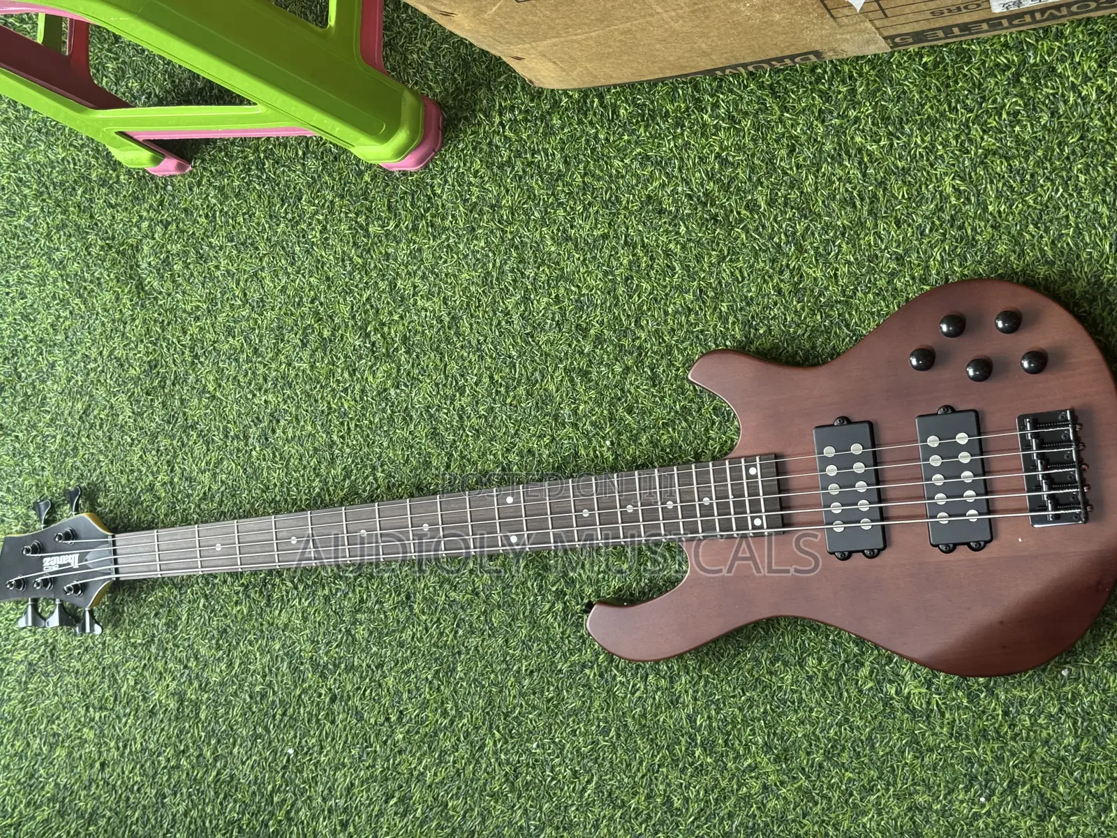 Ibanez Active Bass Guitar (Black Red)