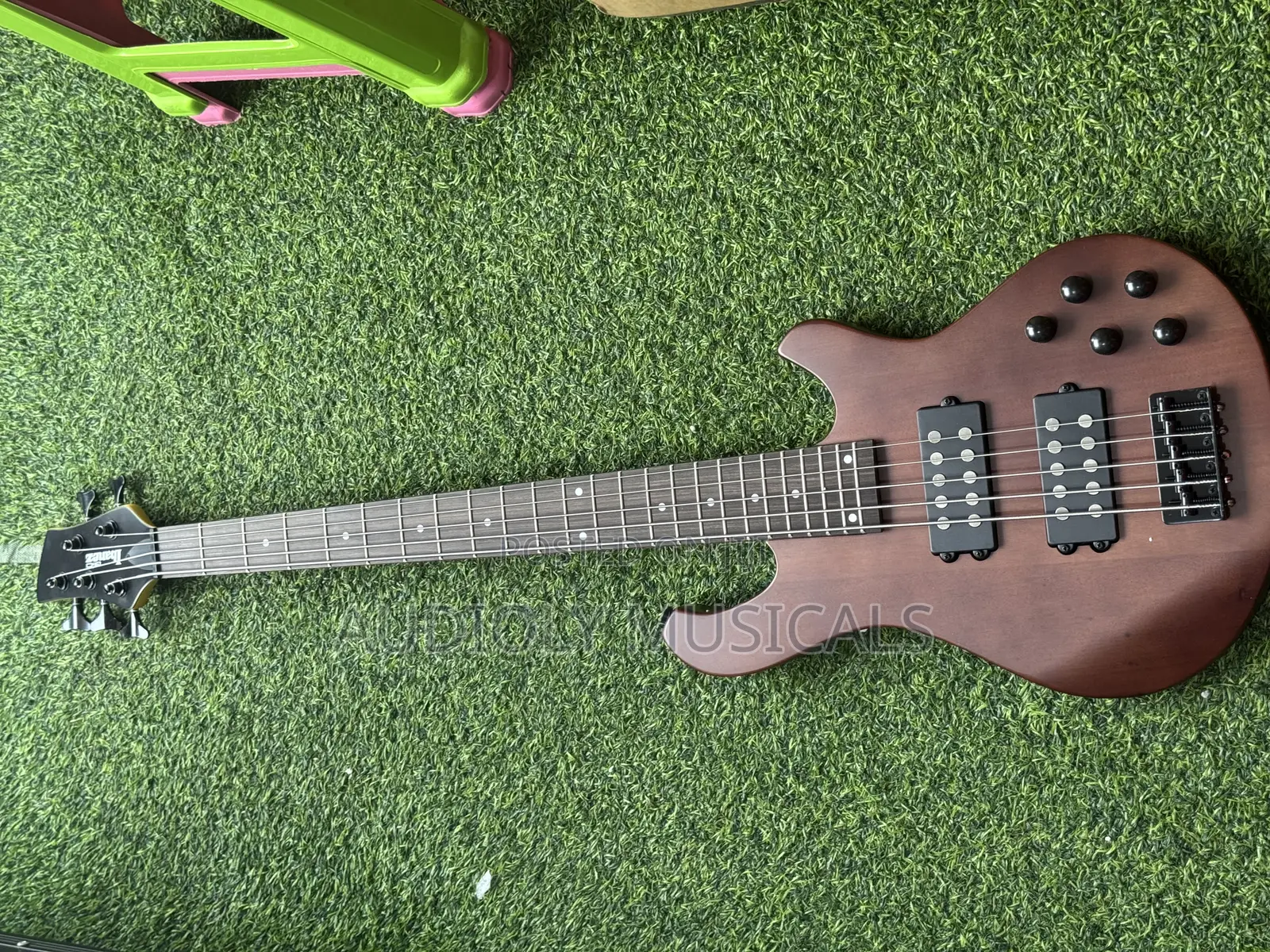 Ibanez Active Bass Guitar (Black Red)