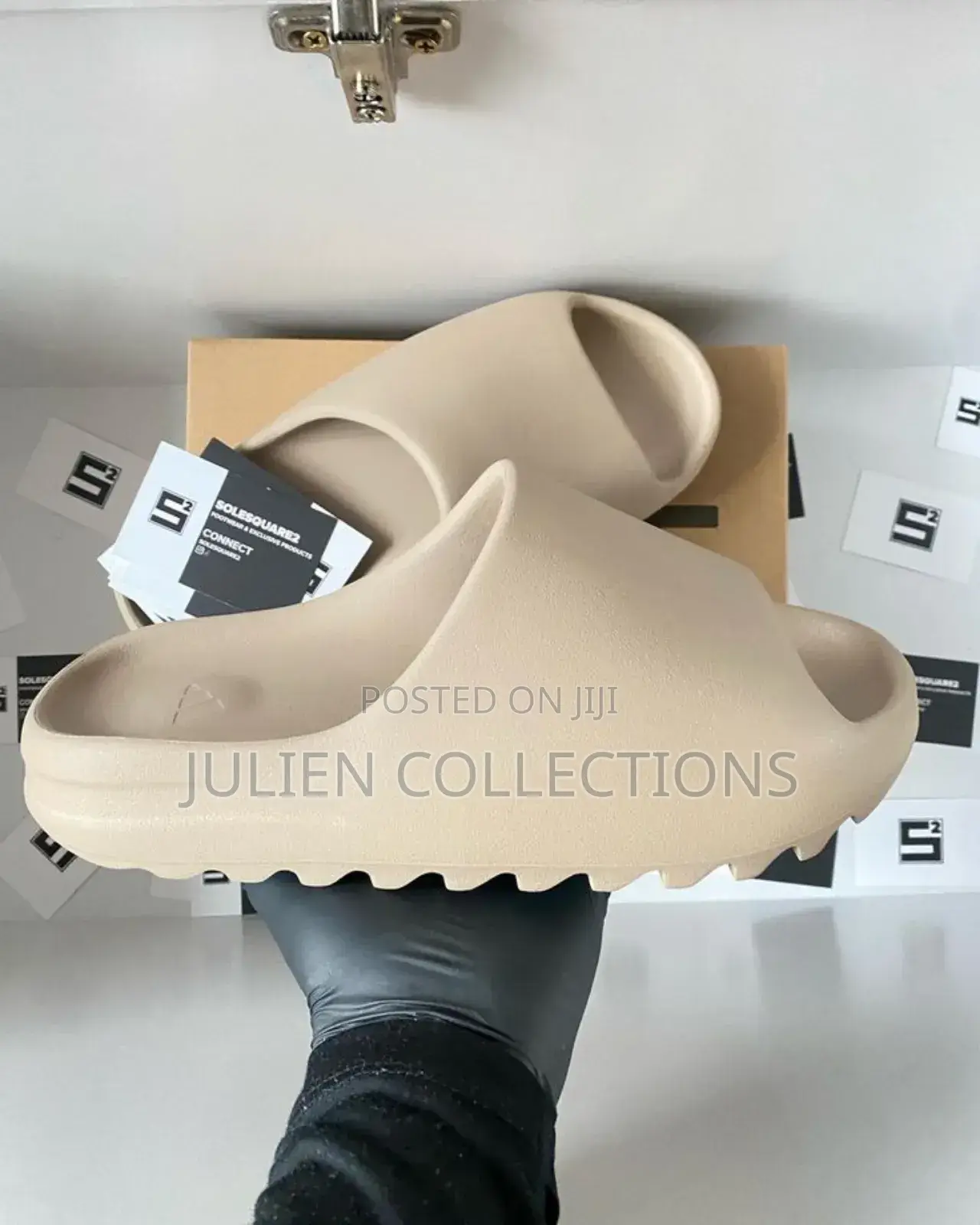 Adidas Yeezy Slides Cream Brown