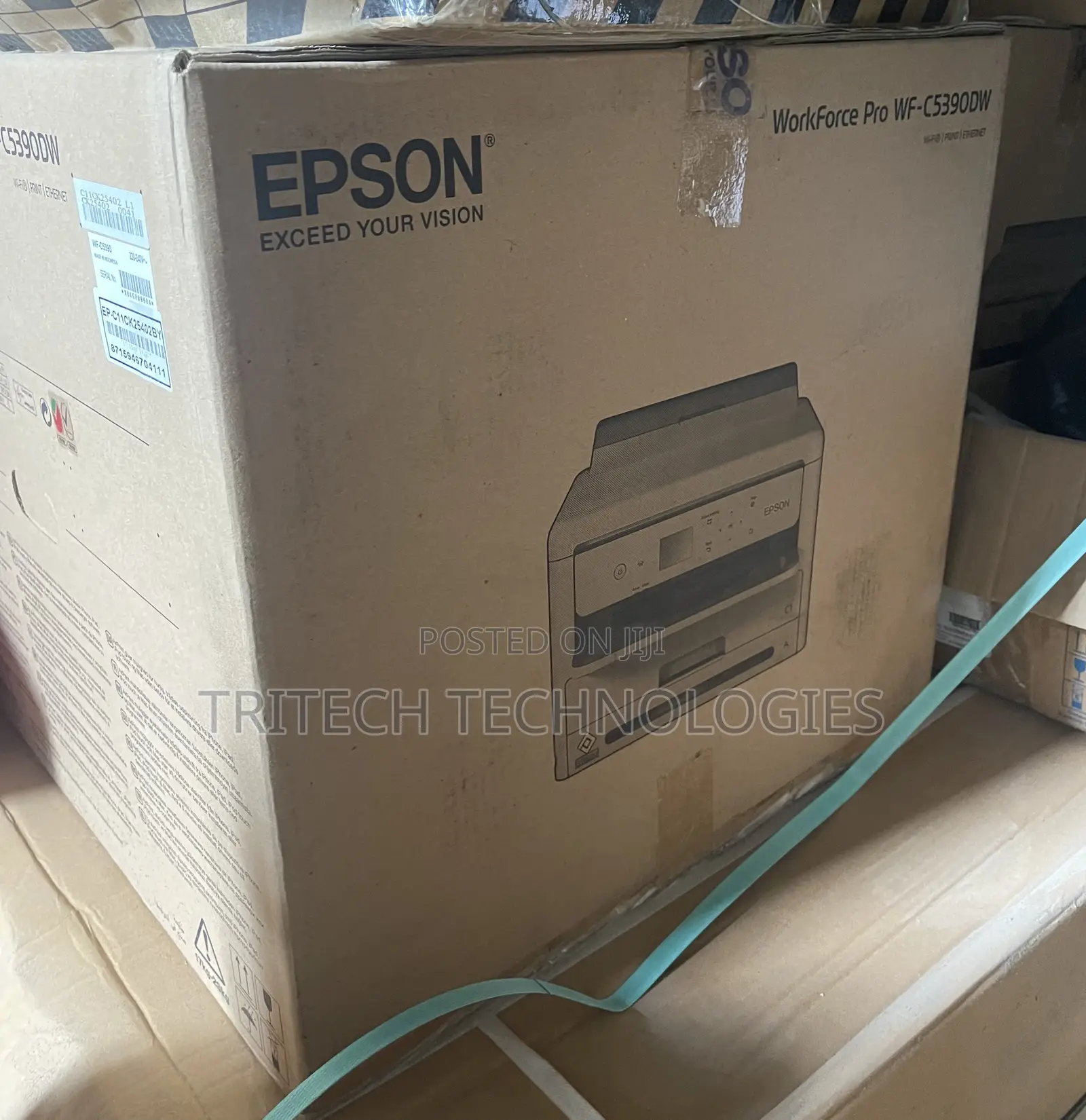 Epson Wf-C5390dw Inkjet Printer Color 4800x1200 Dpi A4 Wi-Fi