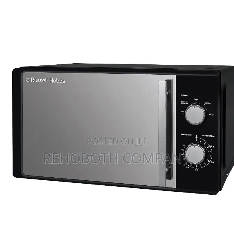 Russell Hobbs Black Compact Black Manual Microwave 20l