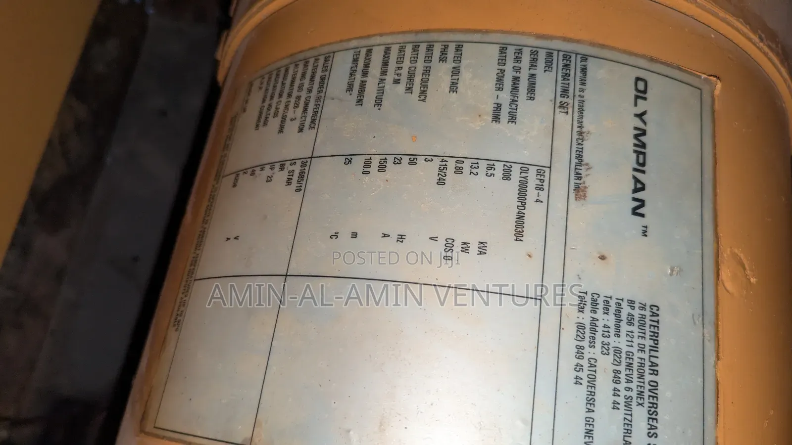 Home Used Perkins 16kva Silent Generator
