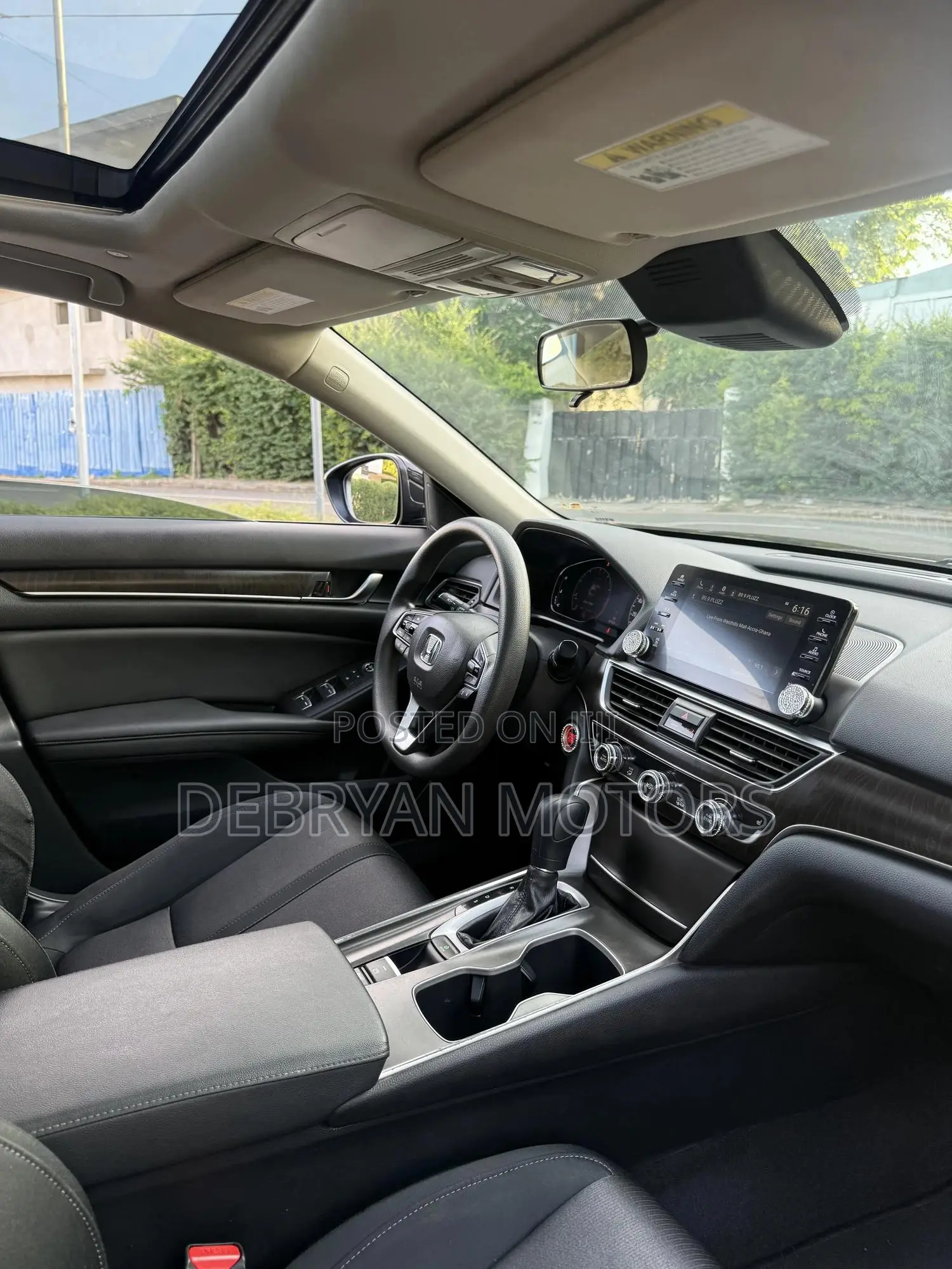 Honda Accord EX (1.5L 4cyl Turbo CVT) 2019 Black