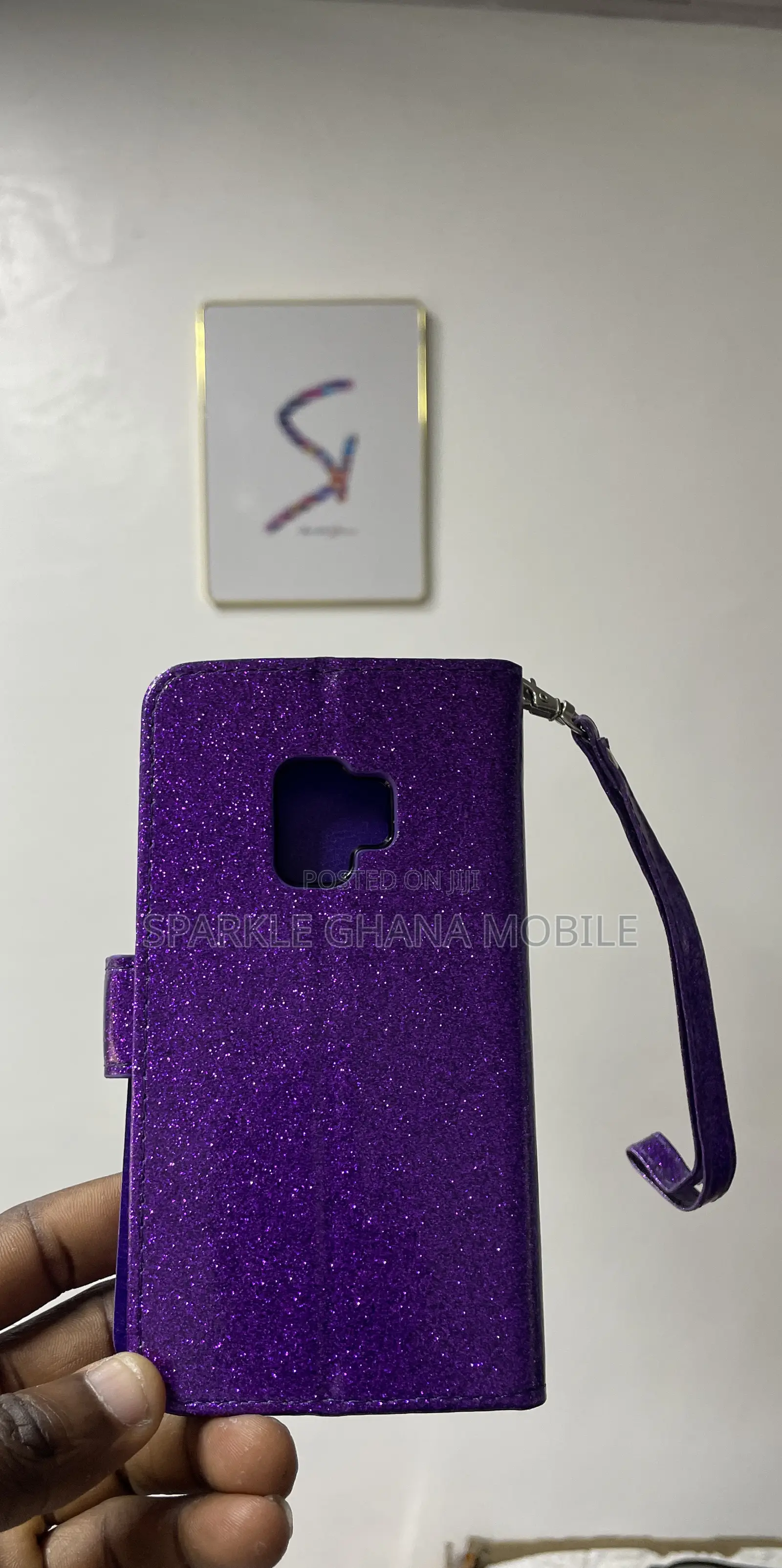 Samsung Galaxy S9 Purple Glitter Case