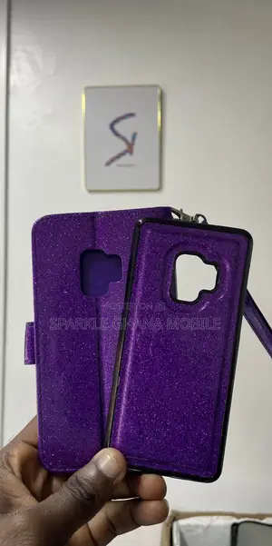 Samsung Galaxy S9 Purple Glitter Case