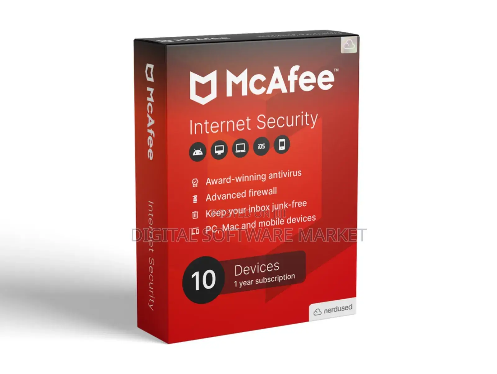 McAfee Internet Security 2025 - 10 Device 1year Anti Virus