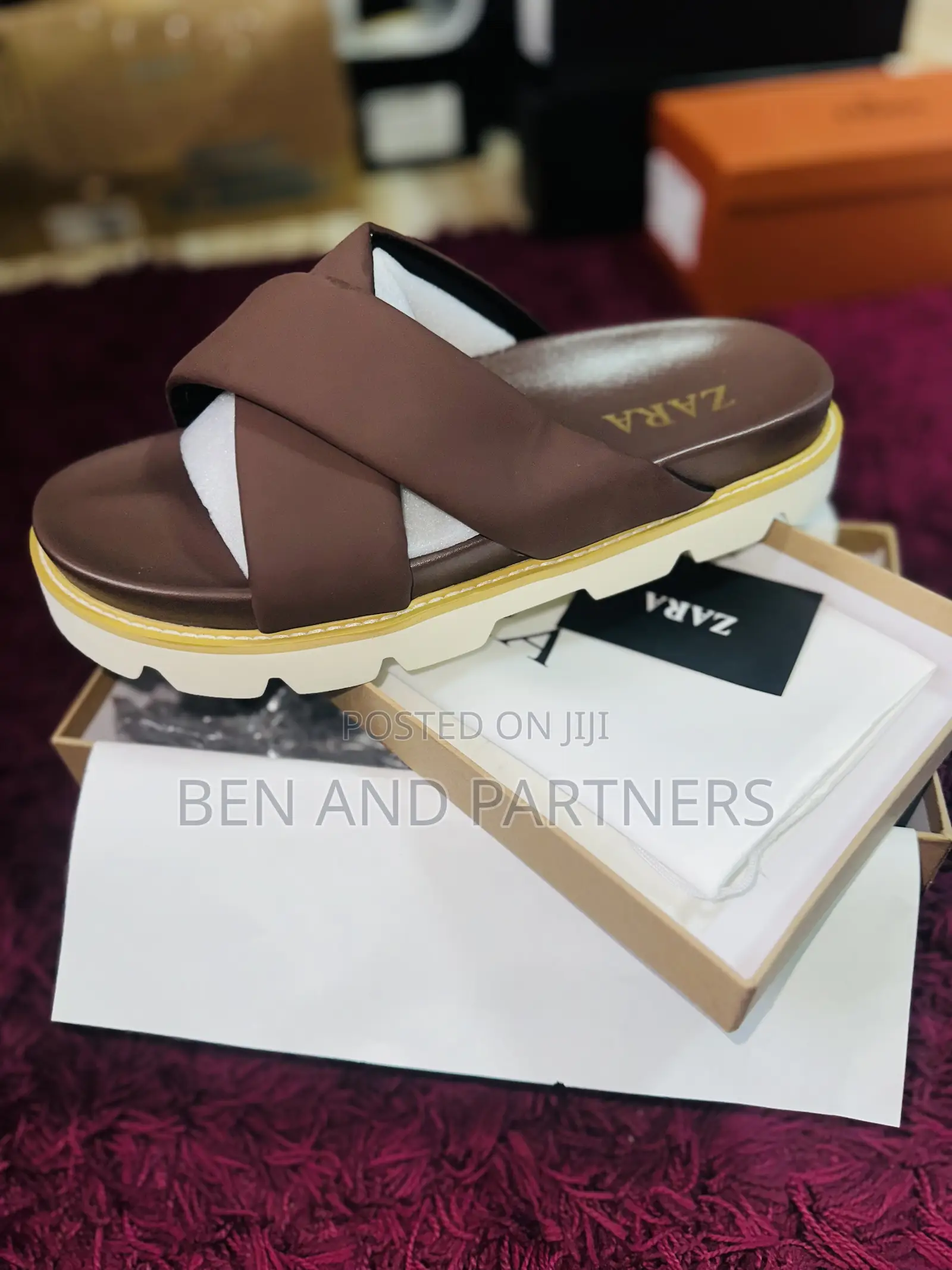 Zara Brown Slippers For All Occasions