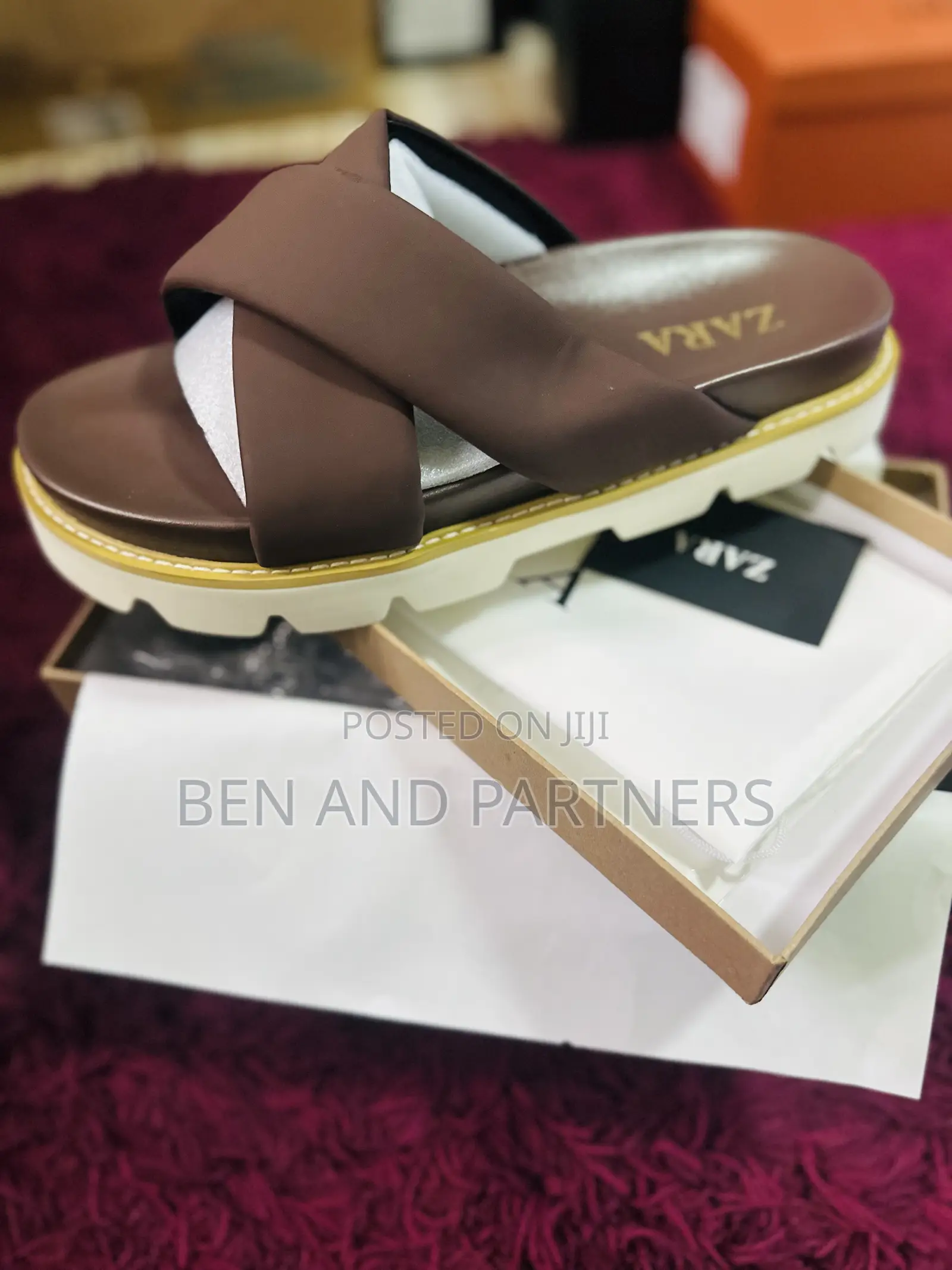 Zara Brown Slippers For All Occasions