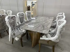 6 Seater Marble Dining Set