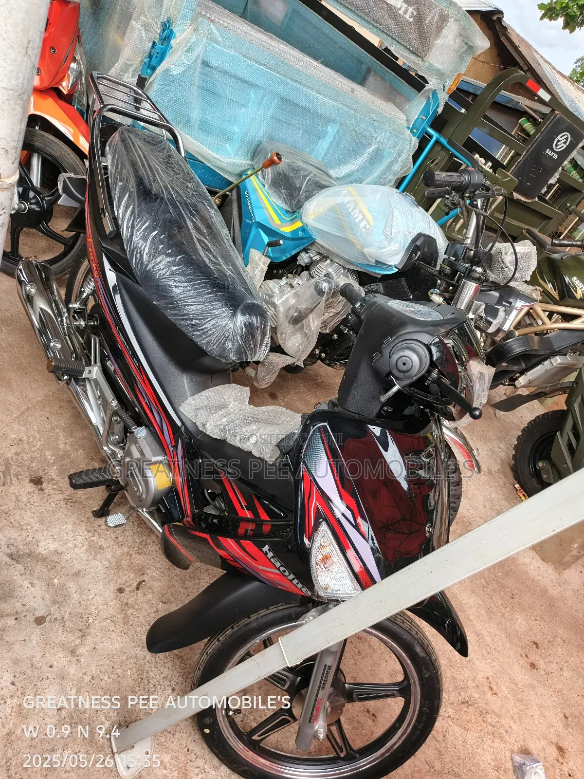 New Haojue HJ110-2C 2025 Black