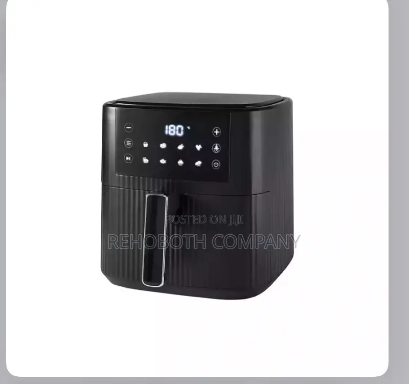 George Home 8 Litre Black Digital Air Fryer