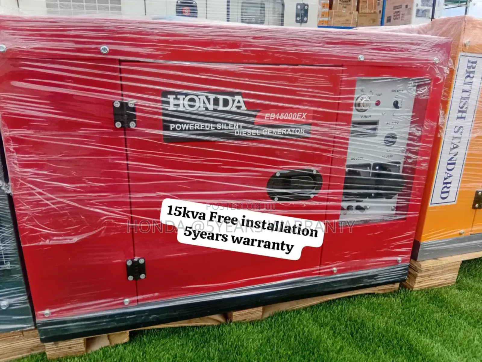 Major Gen Brands Honda 15kva 16500watt Diesel Generator