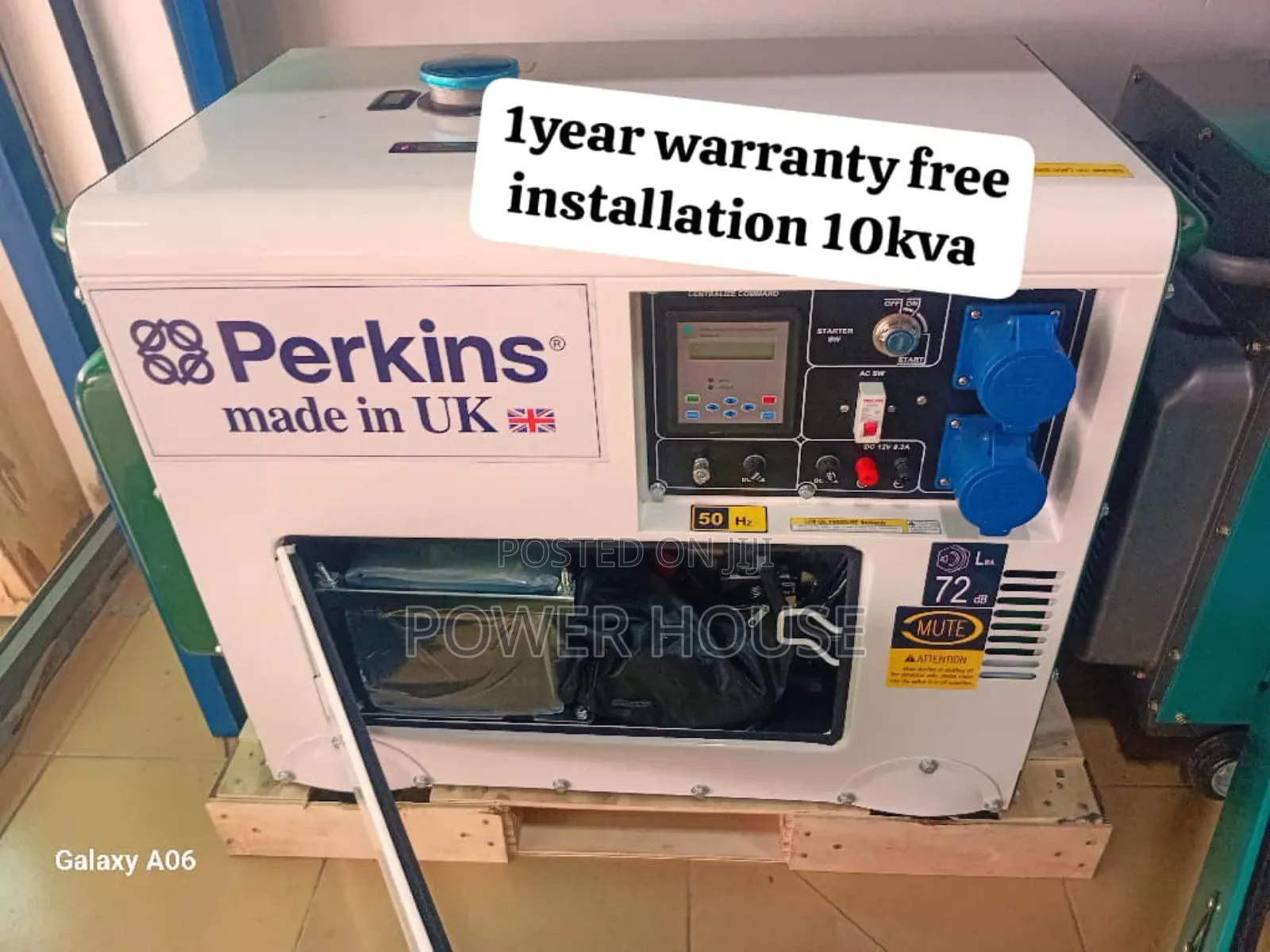 Vanta System Perkins Diesel Generator 10kv 13000watts